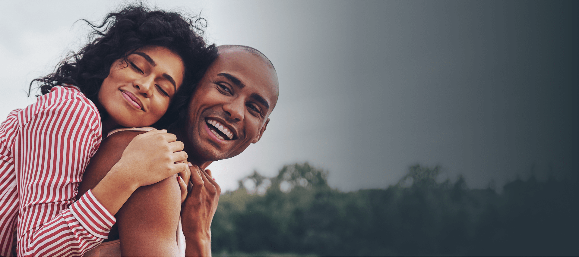 Happy couple after therapy